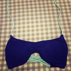 Victoria Secret blue swim top