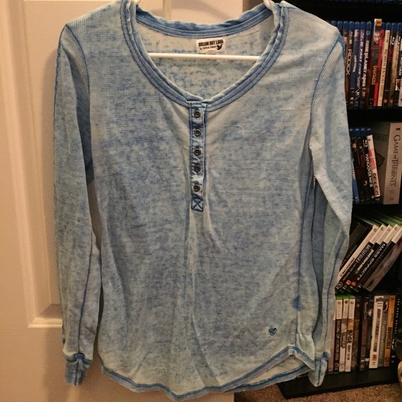 Selena Gomez denim long sleeved top - Picture 1 of 3
