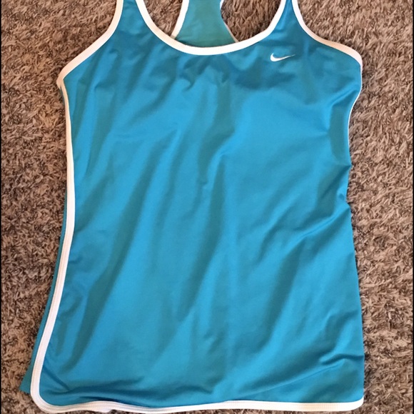 Nike Razorback Fitness Top with built in bra