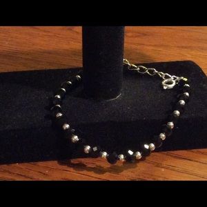 BLACK CRYSTAL BRACELET