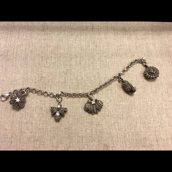 Judith Jack charm bracelet