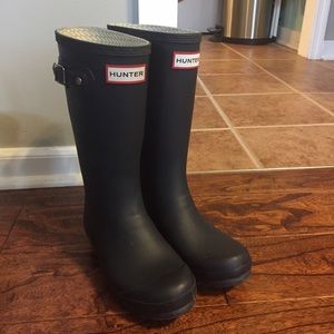 Navy Kids Hunter Boots