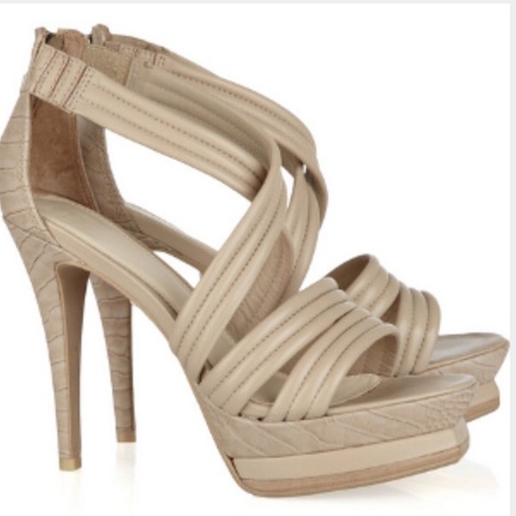 Herve Leger Beige Sandel's size 39
