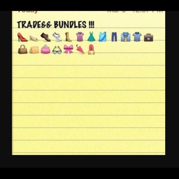 Trades! I do them 😊 all you gotta do is ask