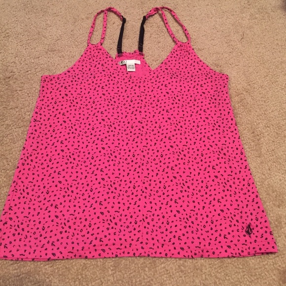 Volcom Pink Print Top