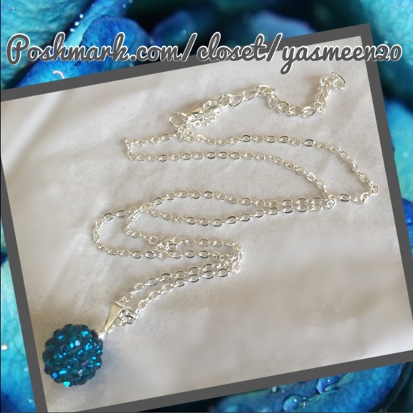 New Silver Shamballa necklace - Picture 2 of 2