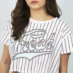 "Fresh" Baseball Inspired Crop Top