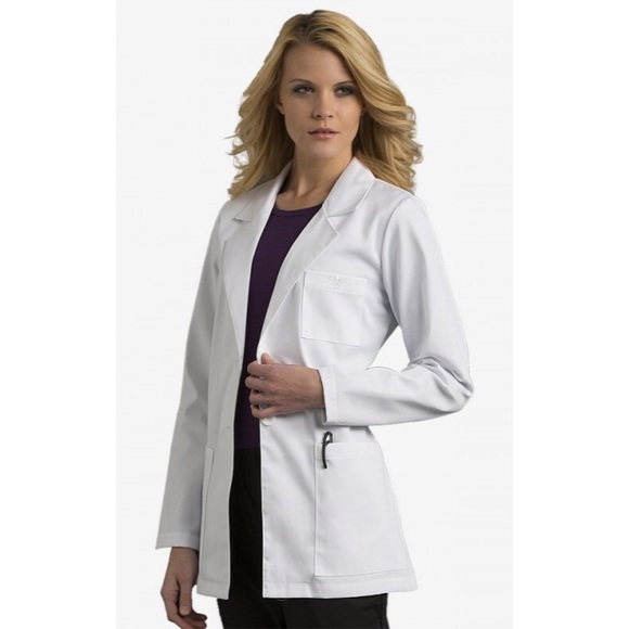 Med Couture Women's White Lab Coat 8660