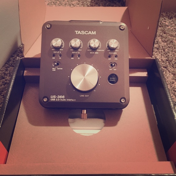 $120 OBO!! TASCAM US-366 USB 2.0 Audio InterFace