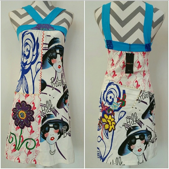 GRAPHIC ART Urban Chic DRESS NWT - Picture 3 of 4