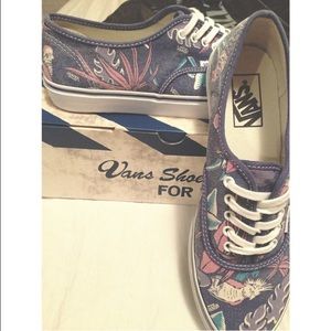 Hawaiian Print Vans