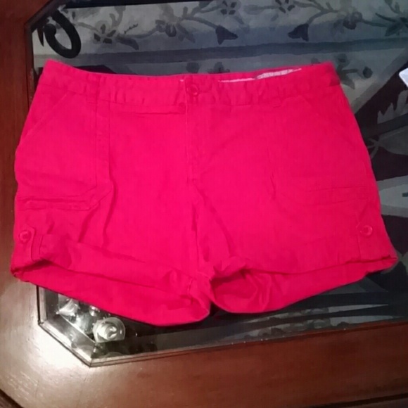 Red shorts