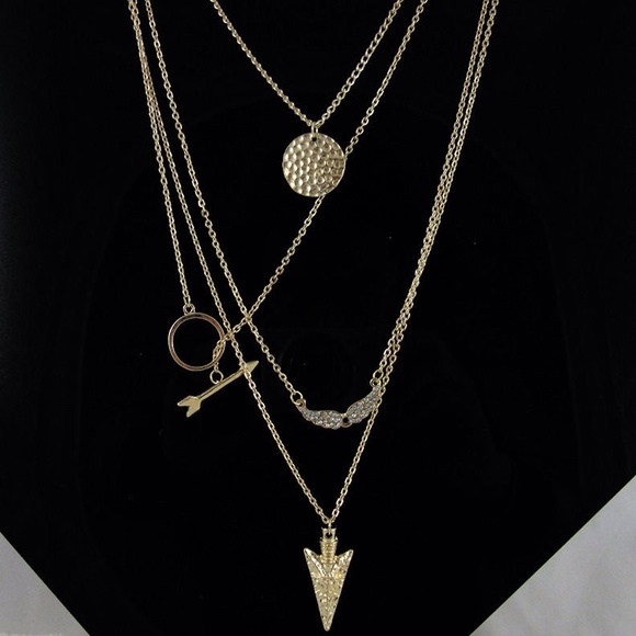 Multilayer necklace. - Picture 2 of 4