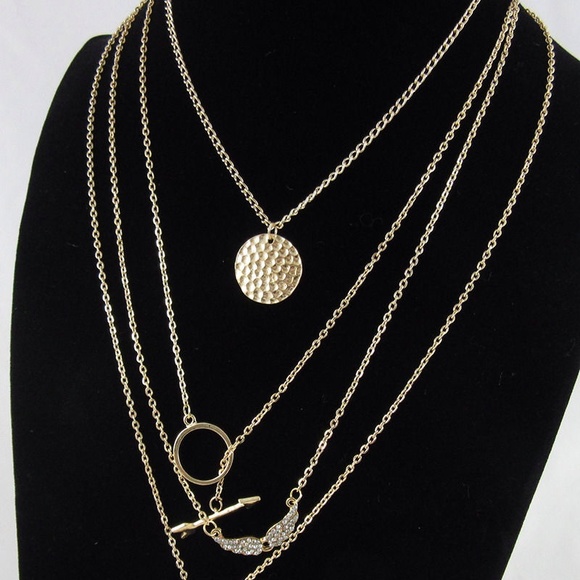 Multilayer necklace. - Picture 3 of 4