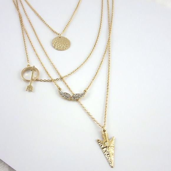 Multilayer necklace. - Picture 4 of 4