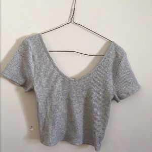 Sweater crop top