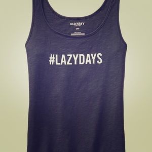 #lazydays old navy tank top