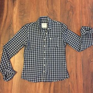 Abercrombie & Fitch Plaid Button-Down Shirt