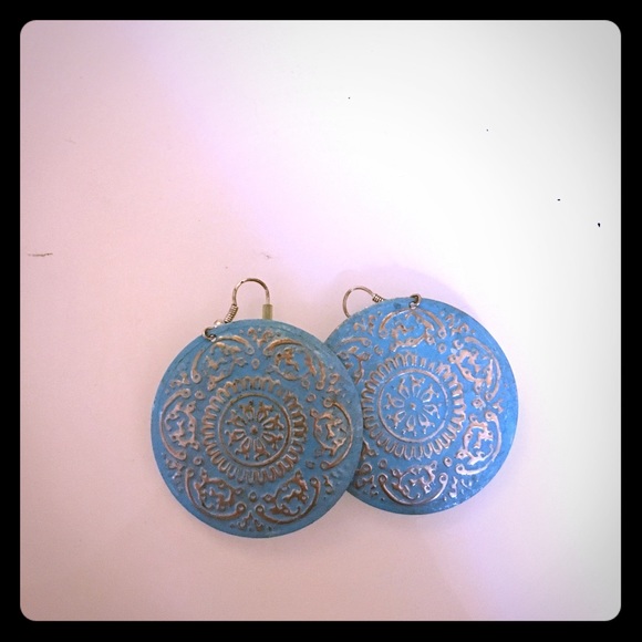 Boho Blue Earrings
