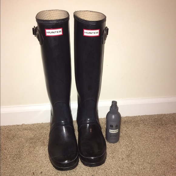 Hunter Rain Boots - Original Tall Gloss - Black