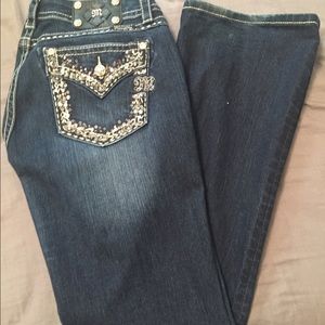 Miss Me signature-rise bootcut jeans
