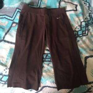 Nike Dri-Fit Brown Flare Yoga Capri