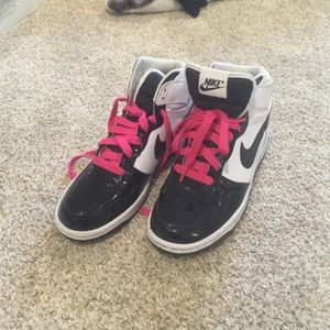 High top Nike Air Force Ones