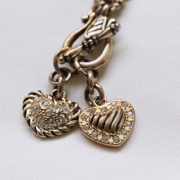 Vintage Two Heart Necklace