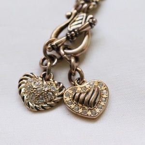 Vintage Two Heart Necklace