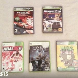 Assorted XBOX Games