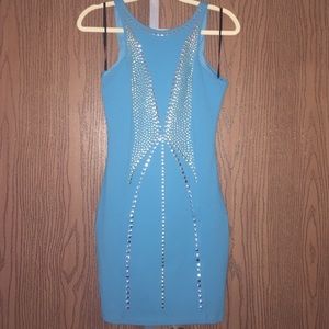 Baby blue dress