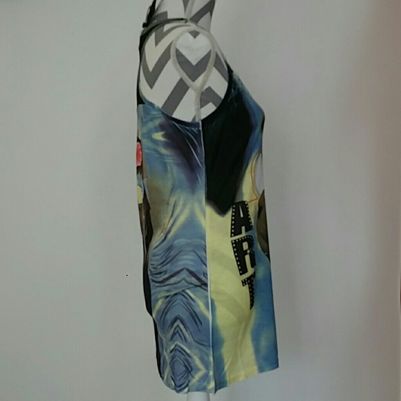 🌹HP🌹"Art can be worn"Tank top NWT - Picture 4 of 4