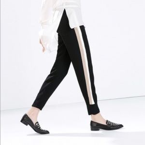 Zara striped pants