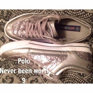 Polo sequin shoes