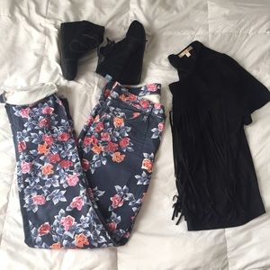 HP!👑 CITIZENS OF HUMANITY Mandy floral print Jean