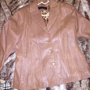 Jones ny authentic leather jacket