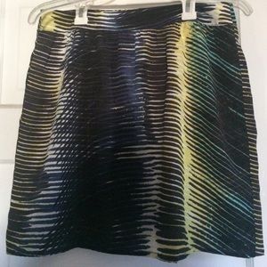 Multiple colored skirt.