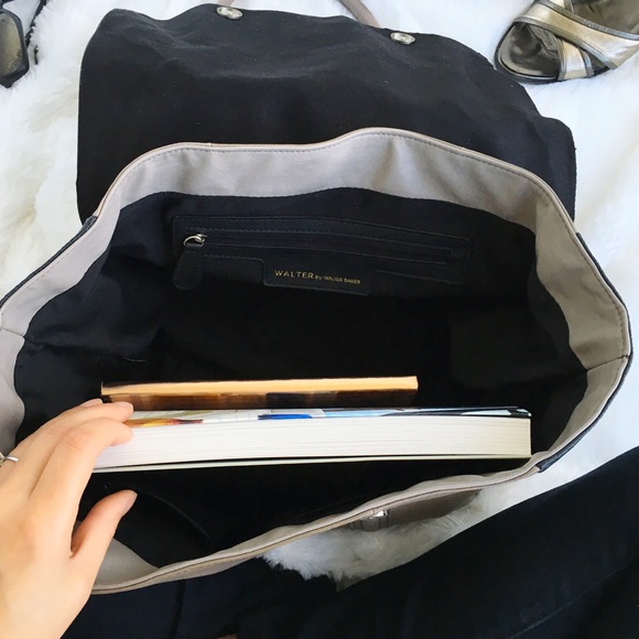 🎉 SOLD 🎉 Leather Enzo Tote Walter Baker - Picture 4 of 4