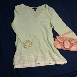STORE CLOSING!! Gap Mint Green Top