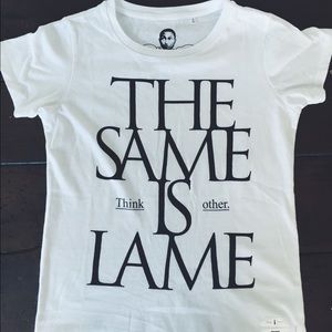 The Same Is Lame T-shirt from Pharrell