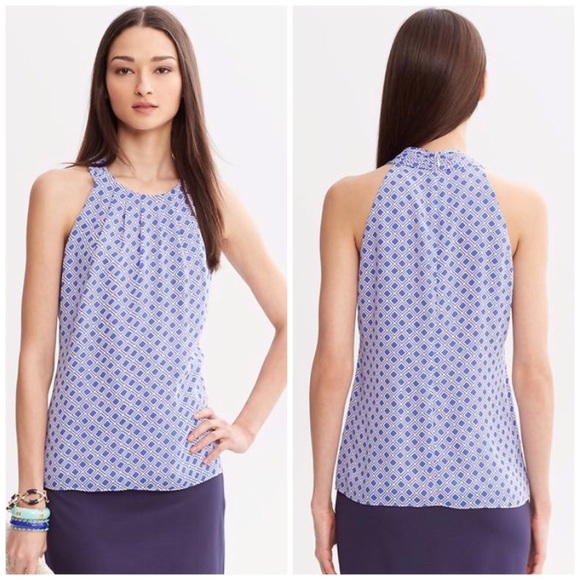 Banana Republic Tops - Banana Republic Geometric Diamond Print Tank
