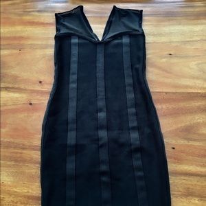 black with sheer Cache dress size XS