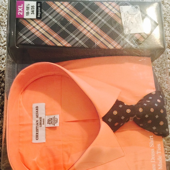 1 Shirt 2 Ties Bundle by Christian Aujard.
