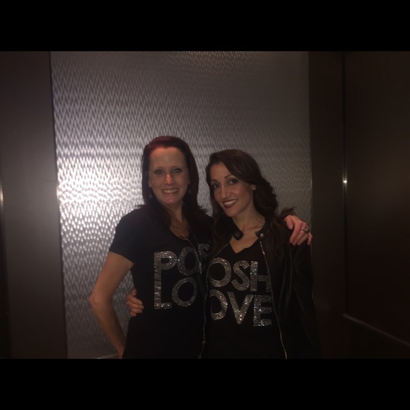 LAST ONE! BLING POSH LOVE TEE - Picture 2 of 4