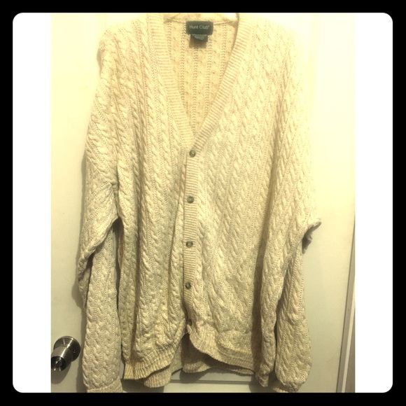 Wheat colored cardigan
