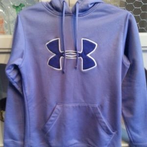 Purple under armor hoodie