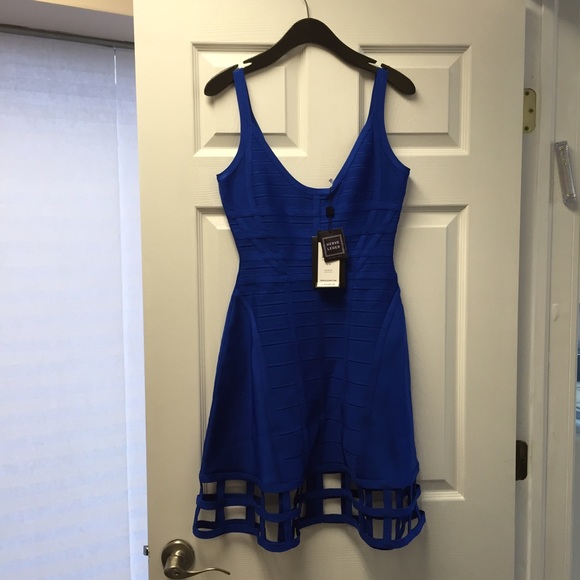 🚫SOLD🚫 Herve Leger NWT Viviene Cage Cutout Dress - Picture 2 of 4