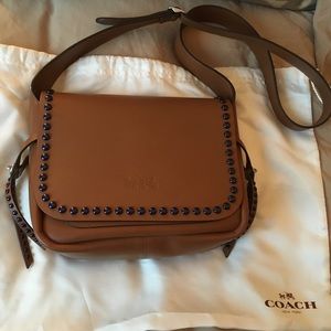 Coach Brown leather crossbody