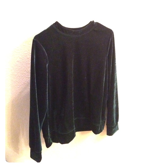 black velvet sweater