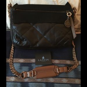 Lanvin leather crossbody , Black